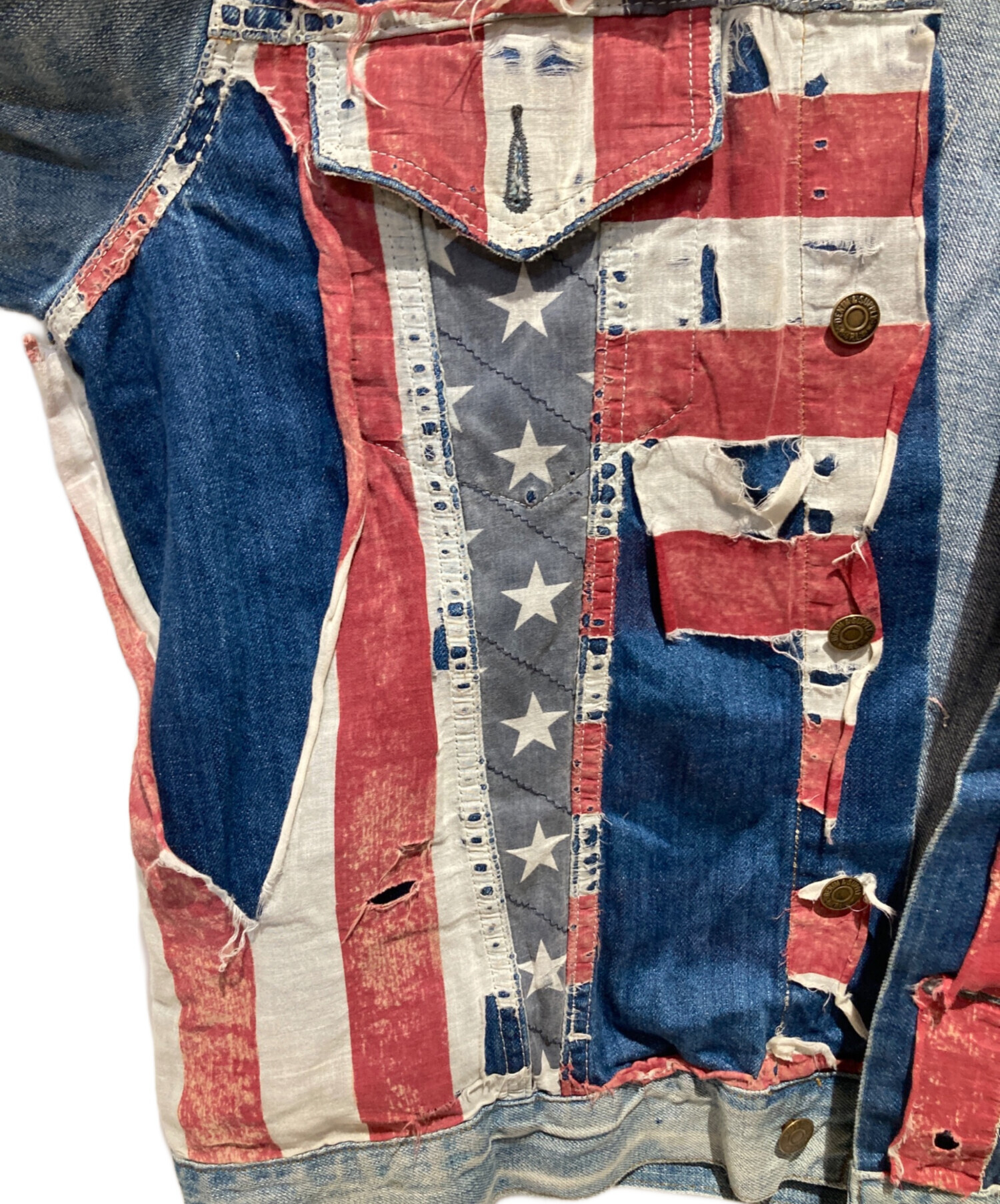 【希少】デニム＆サプライ ラルフローレン ミリタリー パッチワーク ジャケット 中古・古着通販】DENIM & SUPPLY RALPH LAUREN (デニム＆サプライ