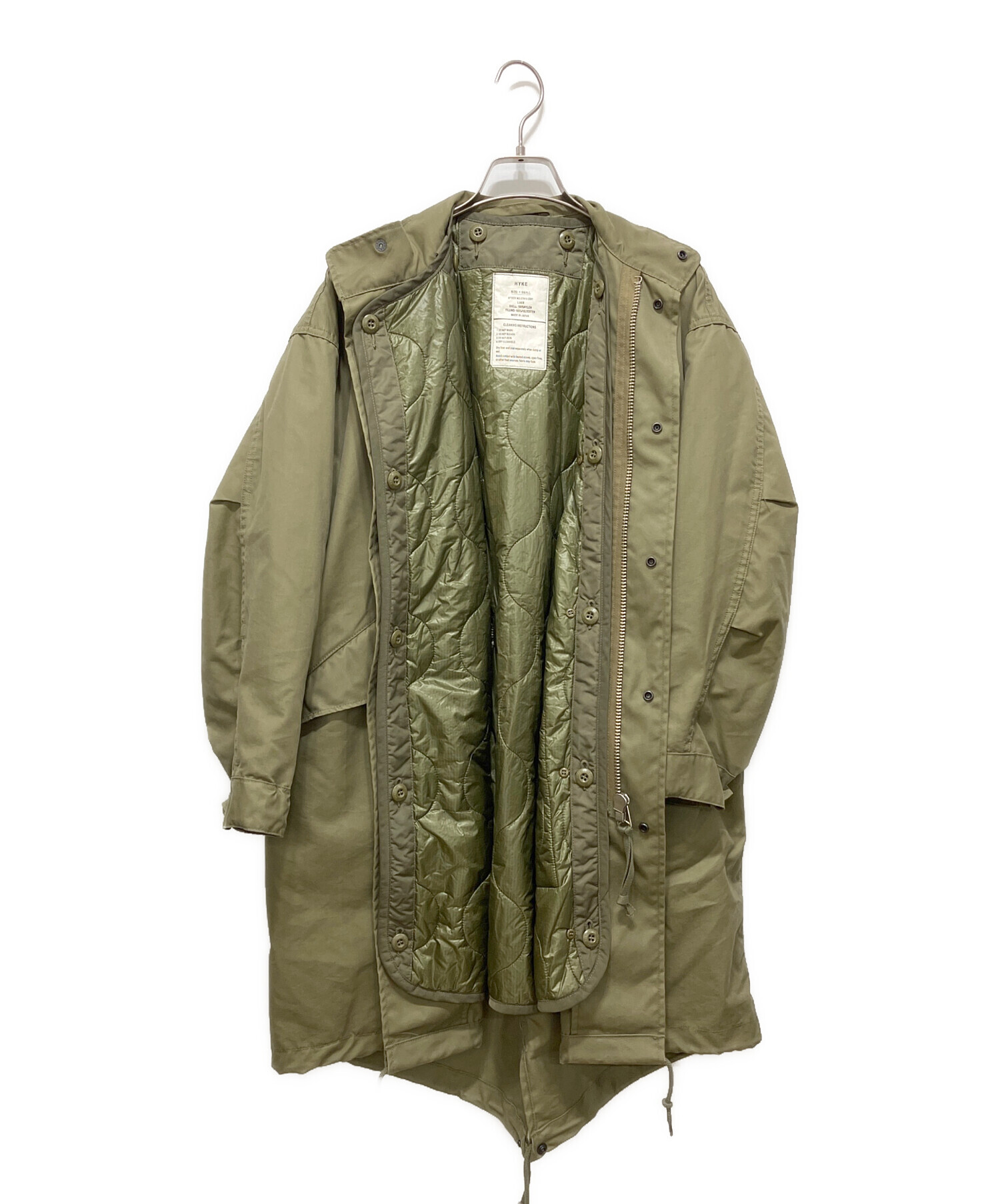 中古・古着通販】HYKE (ハイク) numero TOKYO M-65 モッズコート