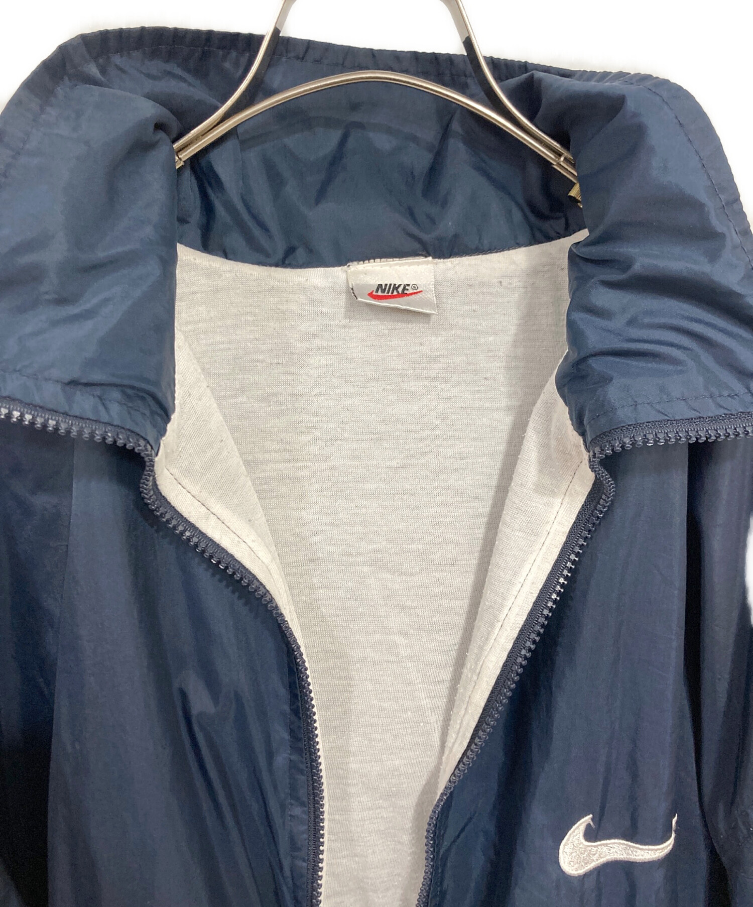 中古・古着通販】NIKE (ナイキ) ナイロンジャケット ネイビー サイズ