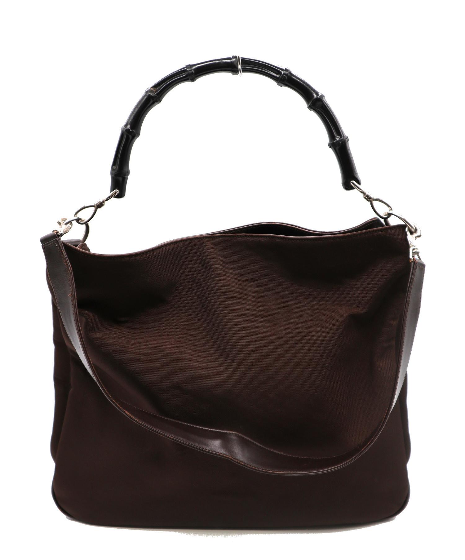 中古・古着通販】GUCCI (グッチ) バンブーワンショルダーバッグ 