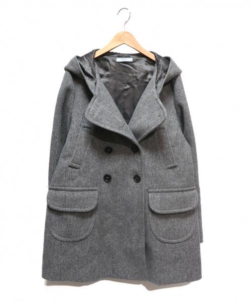 中古・古着通販】PRADA (プラダ) ダブルコート グレー サイズ:42