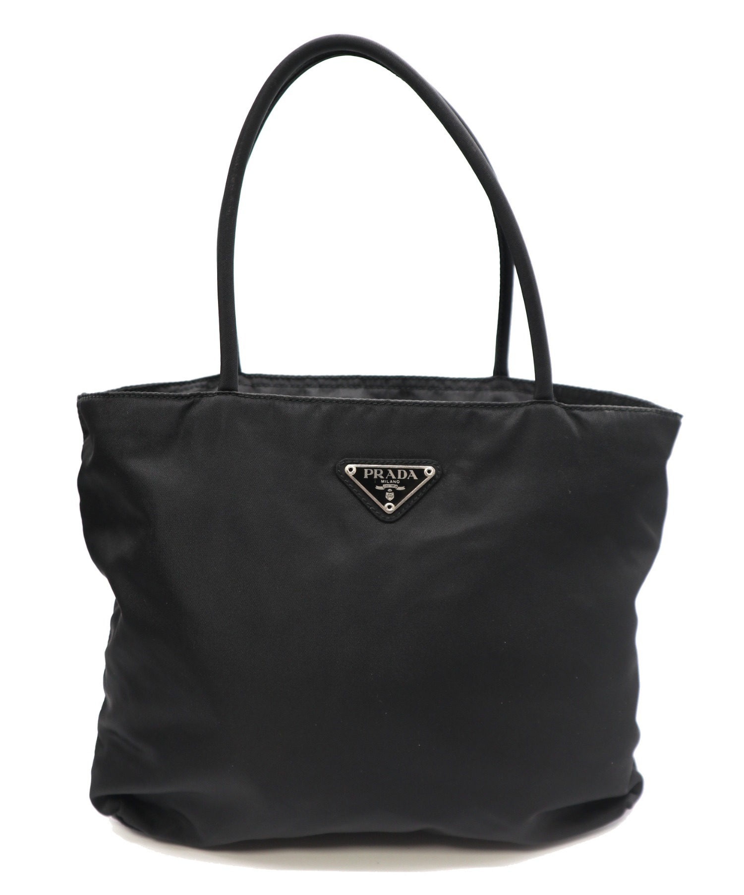 中古・古着通販】PRADA (プラダ) ナイロンハンドバッグ ブラック