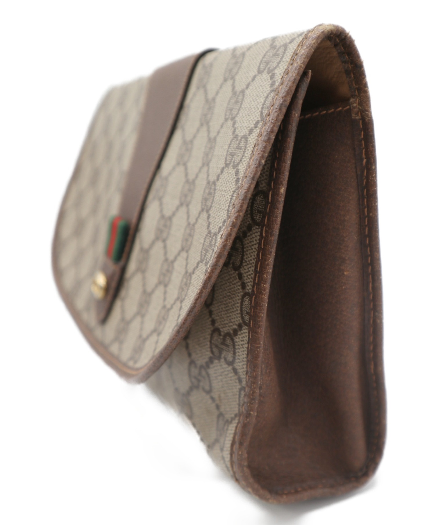 中古・古着通販】GUCCI (グッチ) GGプラスシェリーラインクラッチ