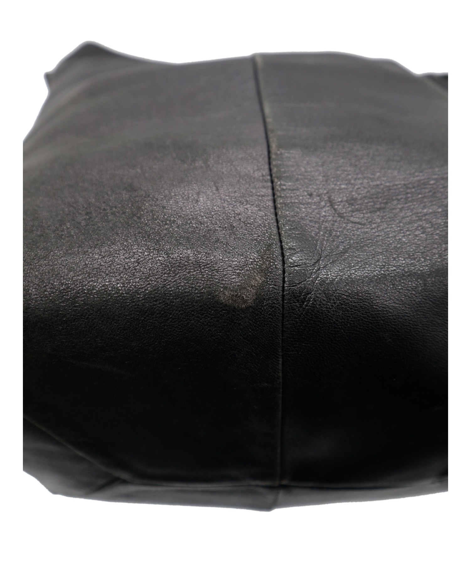 中古・古着通販】LOEWE (ロエベ) レザーワンショルダーバッグ ブラック
