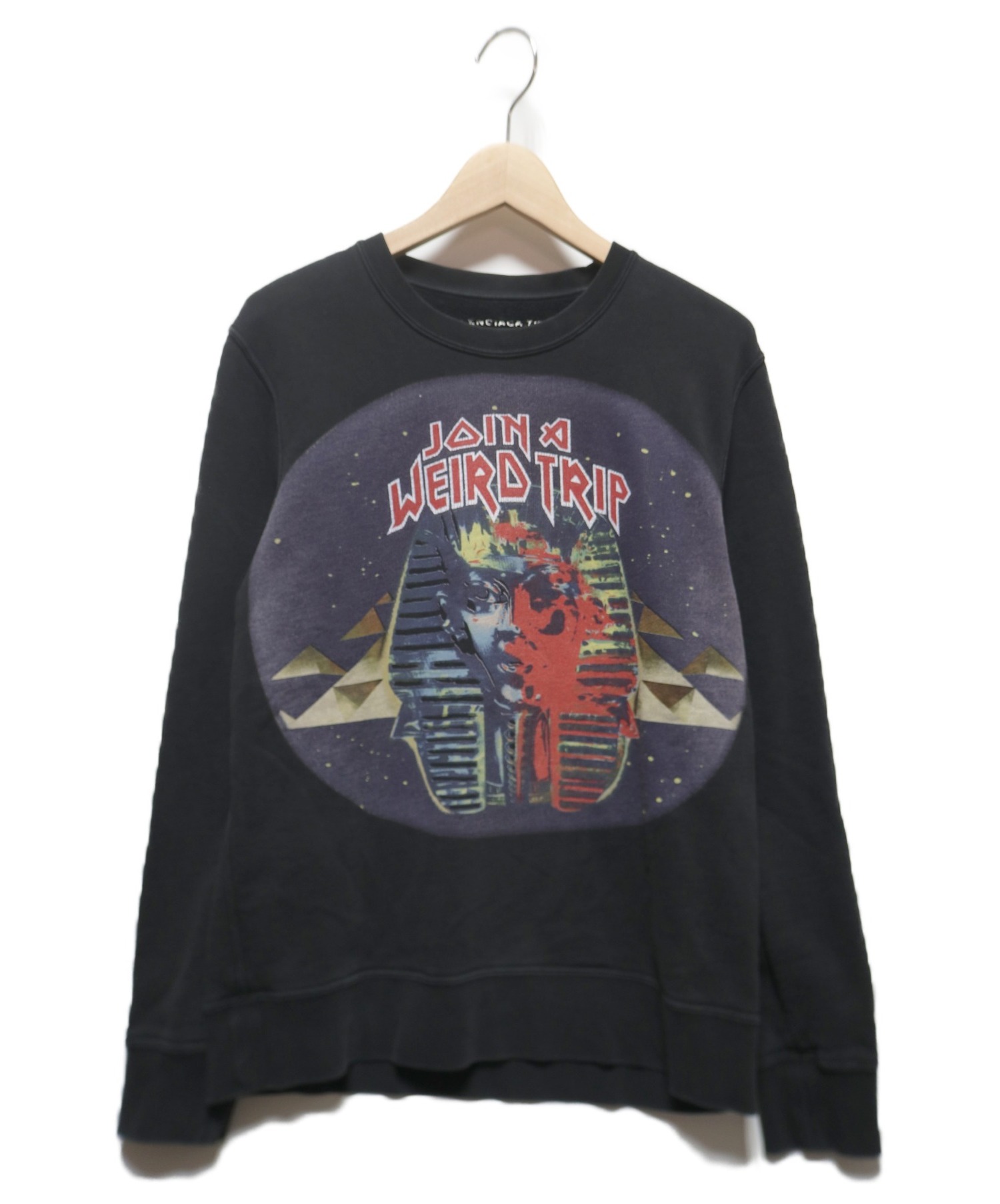 中古・古着通販】BALENCIAGA (バレンシアガ) JOIN A WEIRD TRIPクルー 