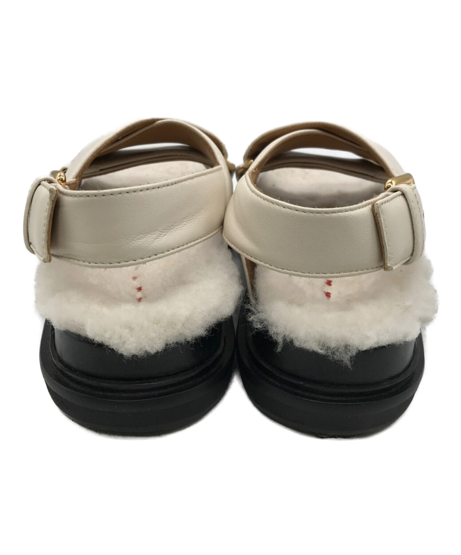 中古・古着通販】MARNI (マルニ) フスベットサンダル アイボリー 