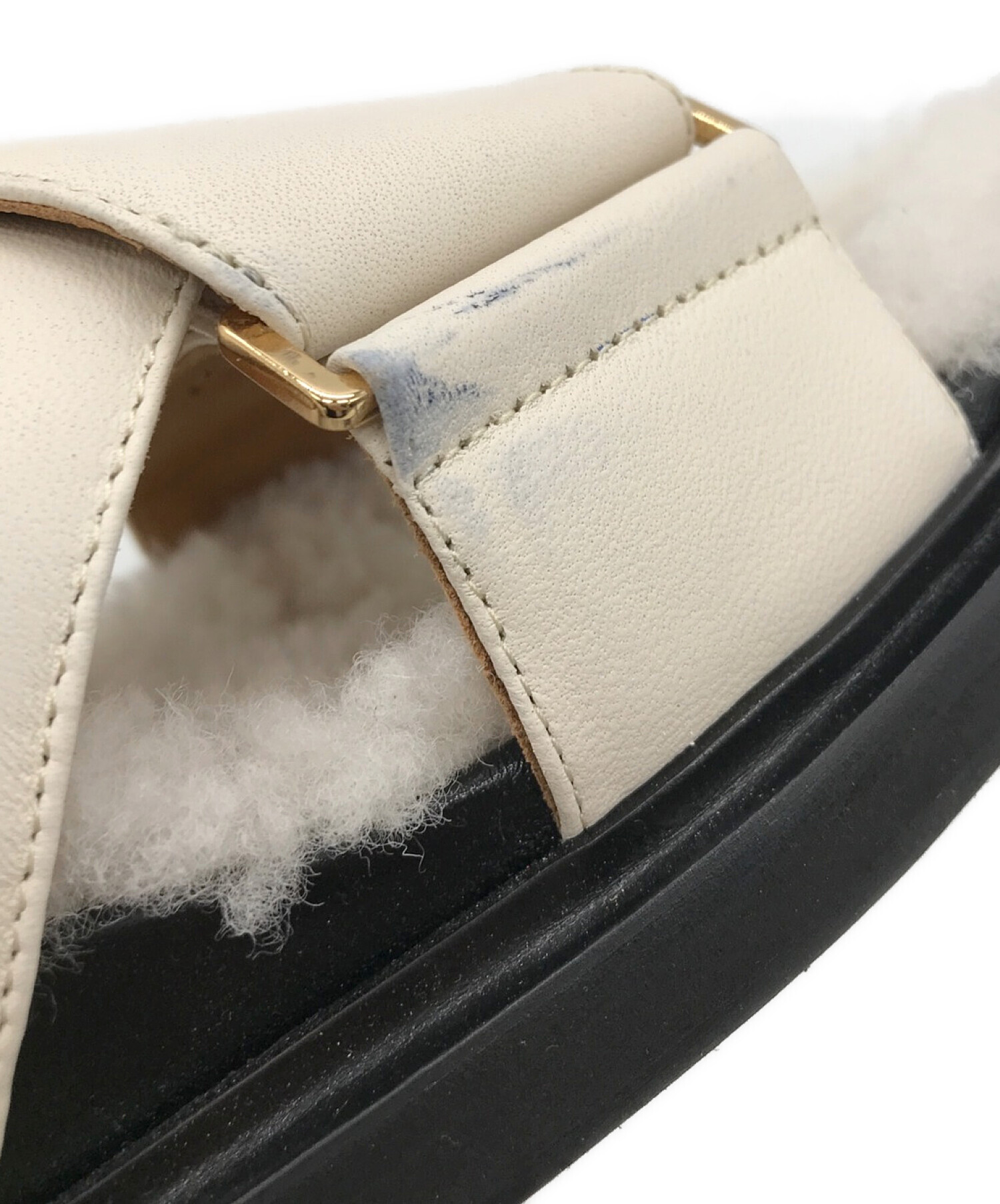 中古・古着通販】MARNI (マルニ) フスベットサンダル アイボリー