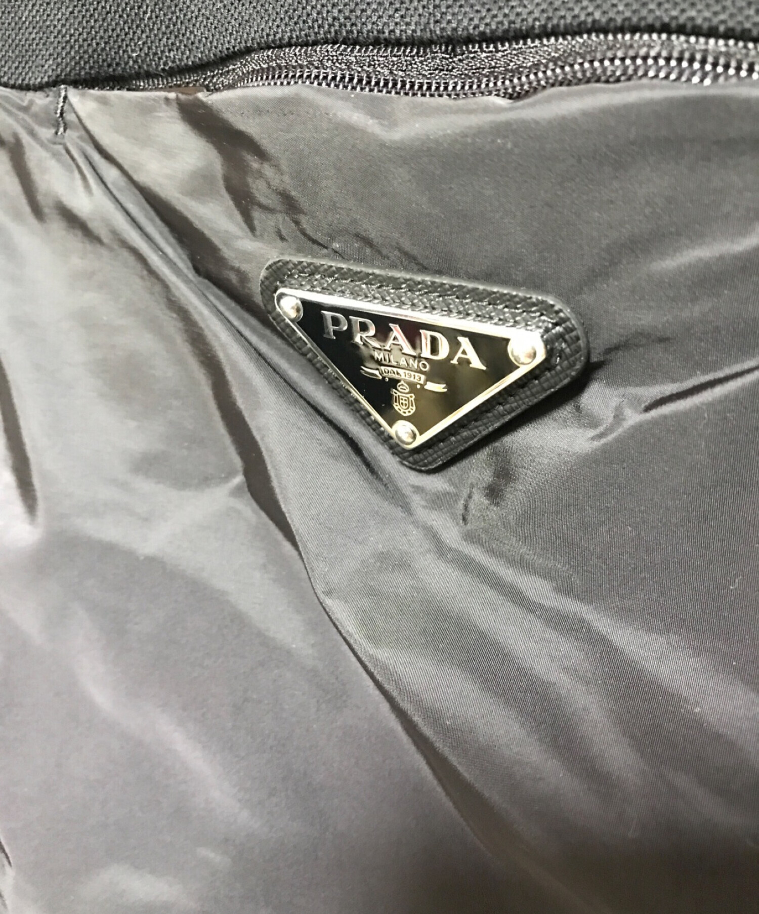 中古・古着通販】PRADA (プラダ) ナイロンディテール ピケ ポロシャツ