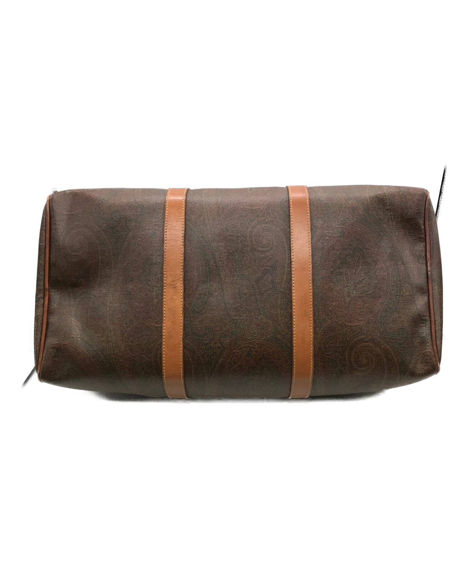 中古・古着通販】ETRO (エトロ) ペイズリー柄ボストンバッグ ブラウン