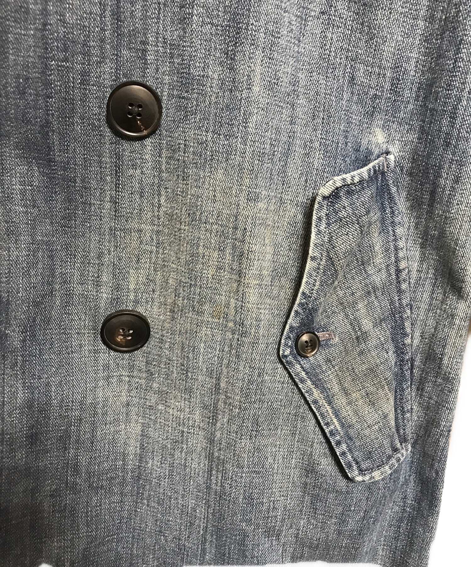 中古・古着通販】RALPH LAUREN (ラルフローレン) デニムトレンチコート