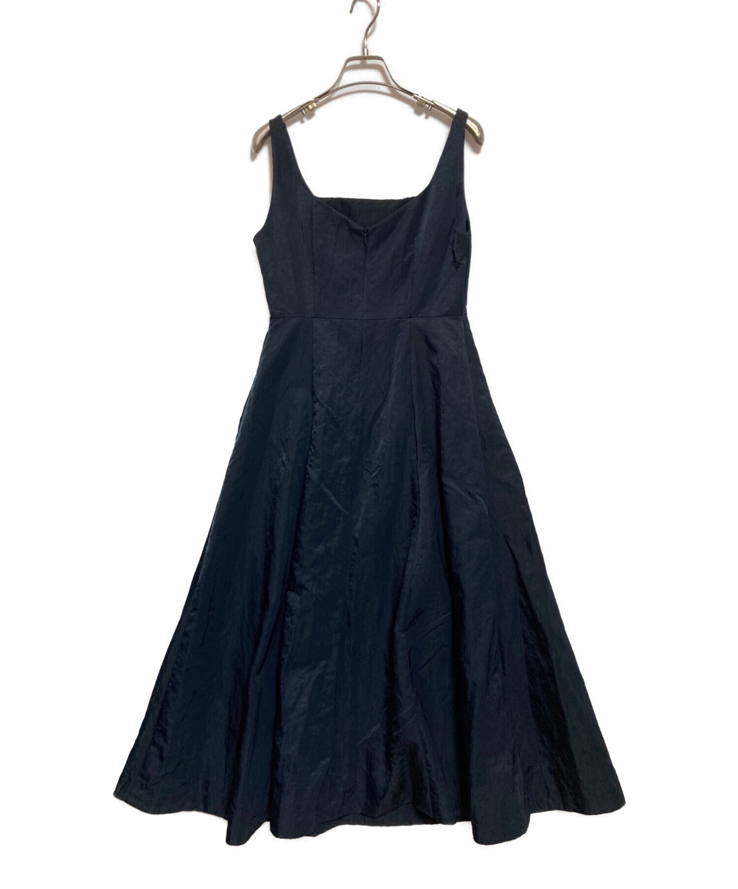 snidel ネイビーサイズ1 中古・古着通販】Snidel (スナイデル) スクエアネックタフタ