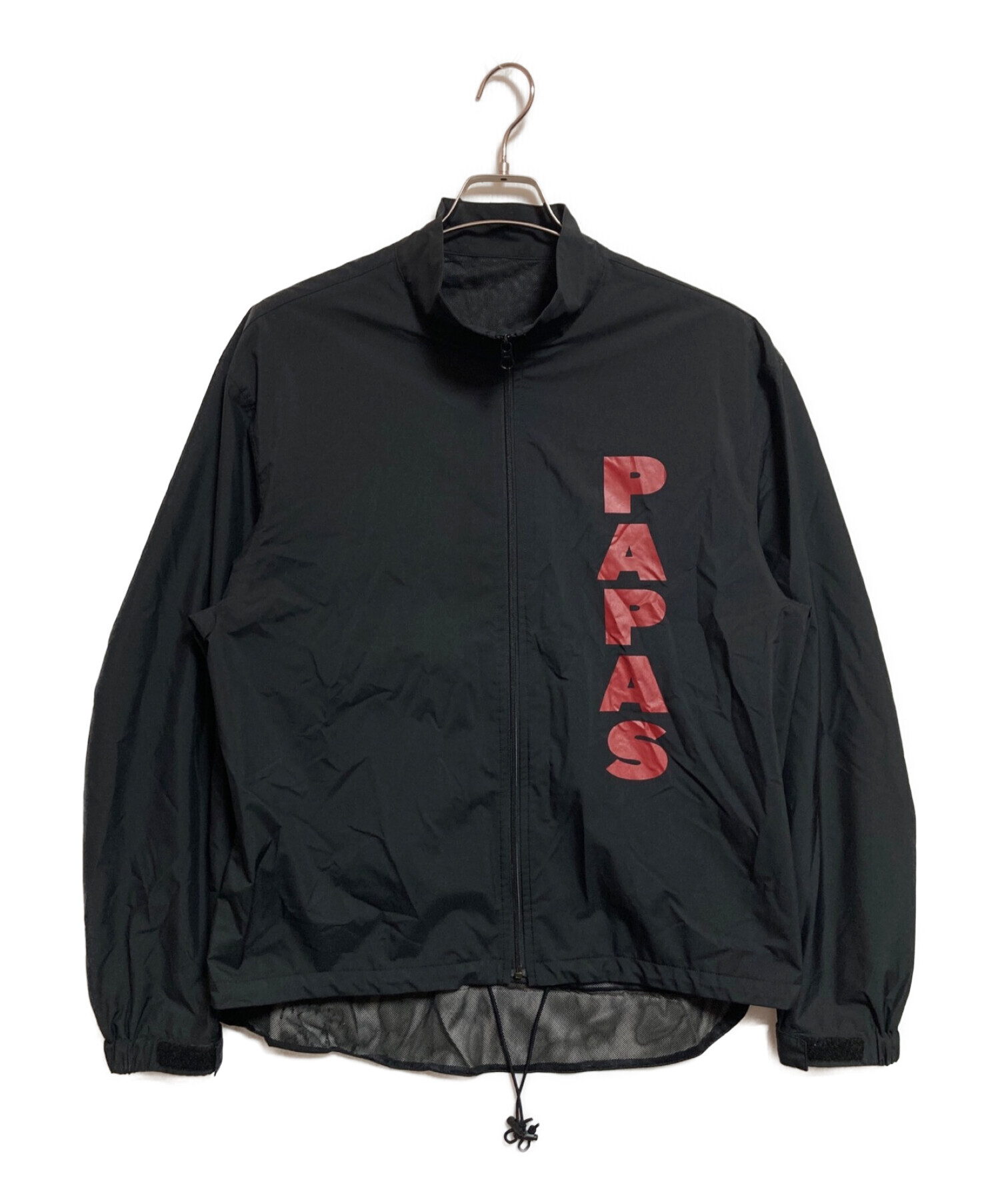 中古・古着通販】PAPAS (パパス) ジップブルゾン ブラック