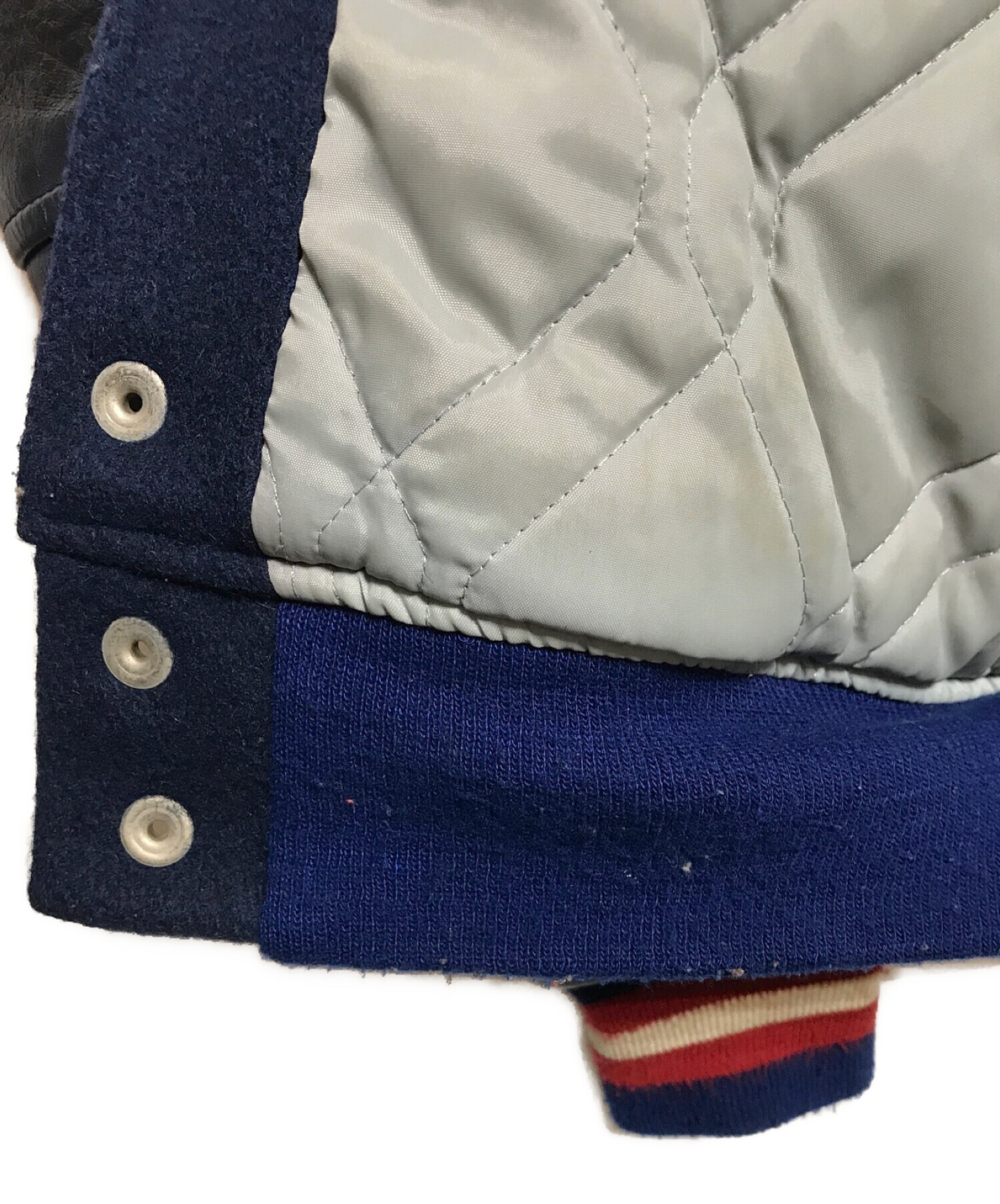 50s felco POST 265 スタジャン ネイビー 60~70s felco メンズ衣料