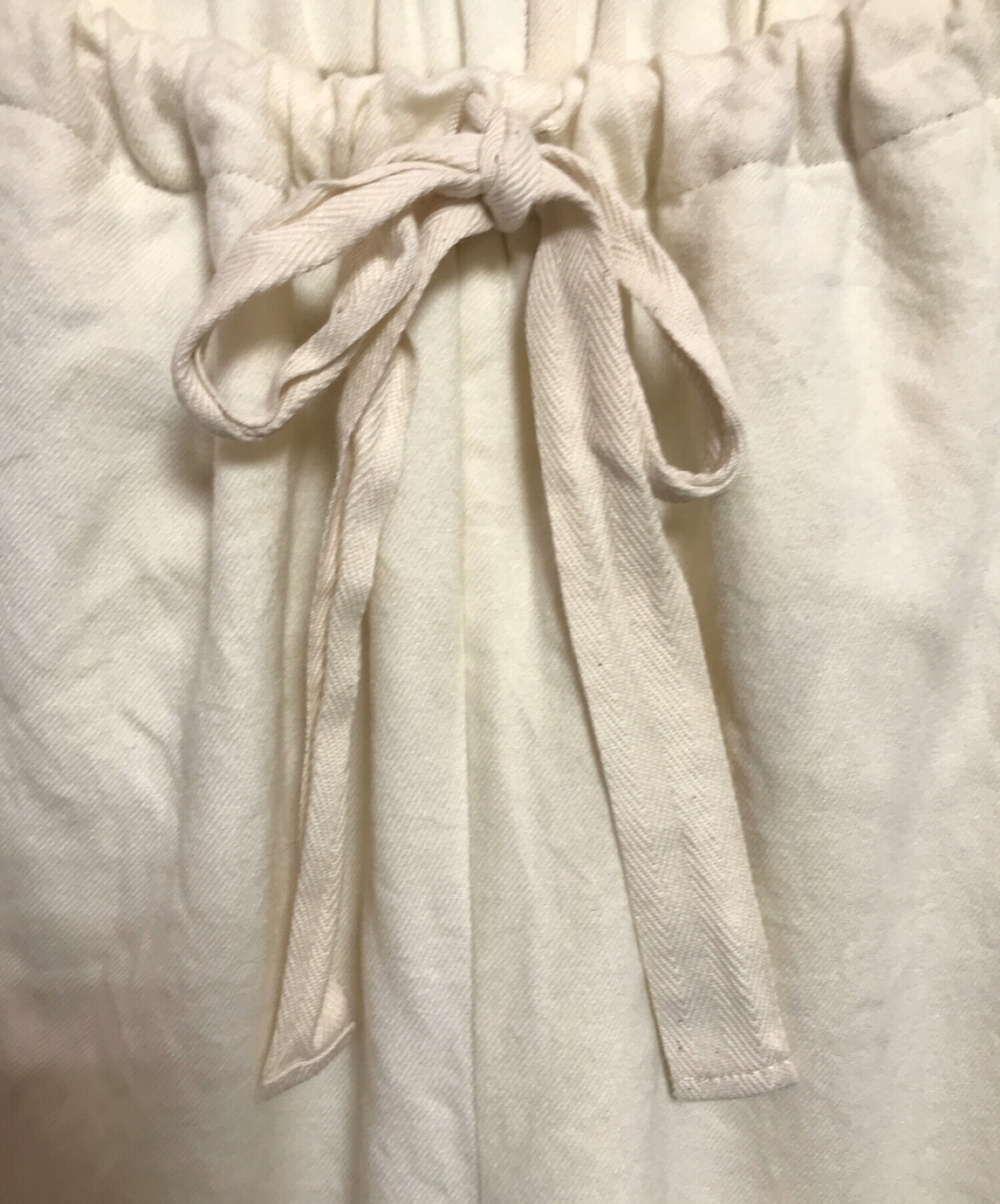 中古・古着通販】ASTRAET (アストラット) ワイドパンツ アイボリー