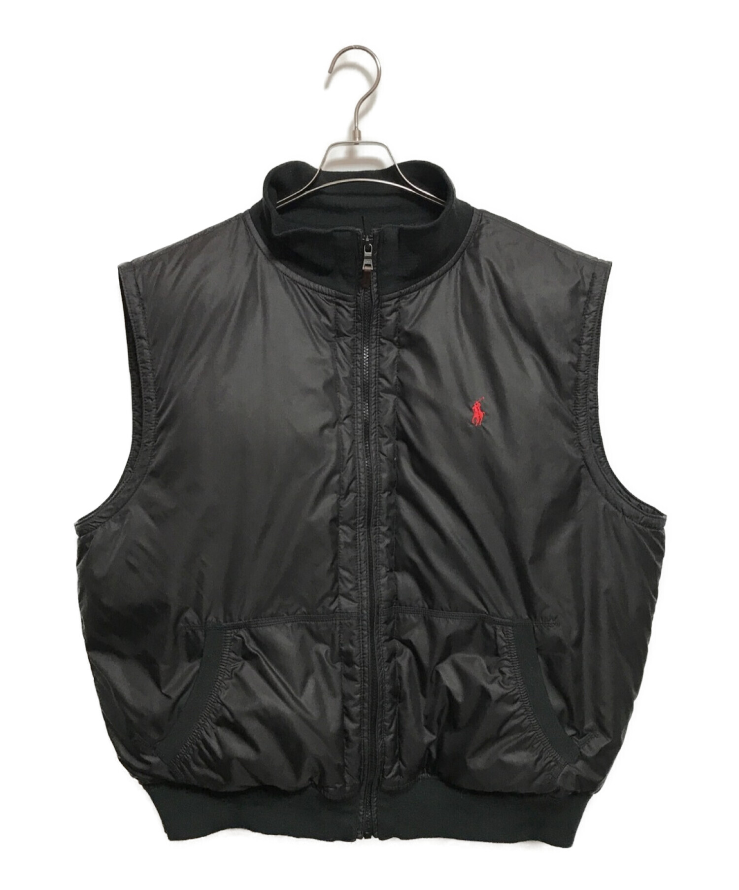 【美品】Polo Ralph Lauren ブラックダウンベスト XXL POLO RALPH LAUREN ブラックダウンベスト XXL