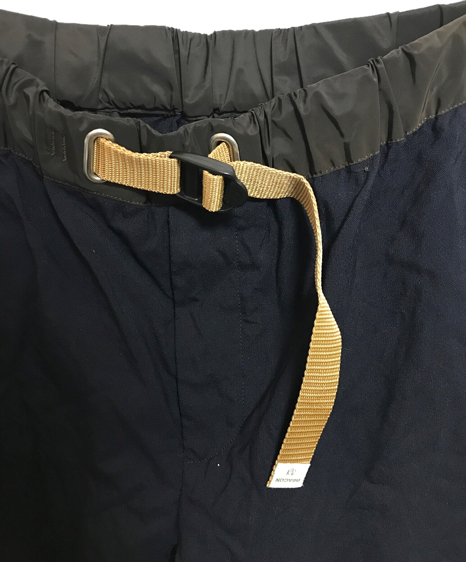 中古・古着通販】kolor/BEACON (カラービーコン) ベルテットスラックス