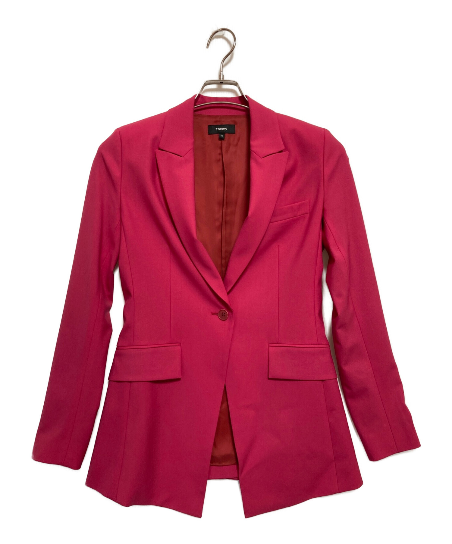 セオリー ボタンレス ノーカラージャケット ピンク サイズ2 セオリー ボタンレス ノーカラージャケット ピンク サイズ2 楽天市場