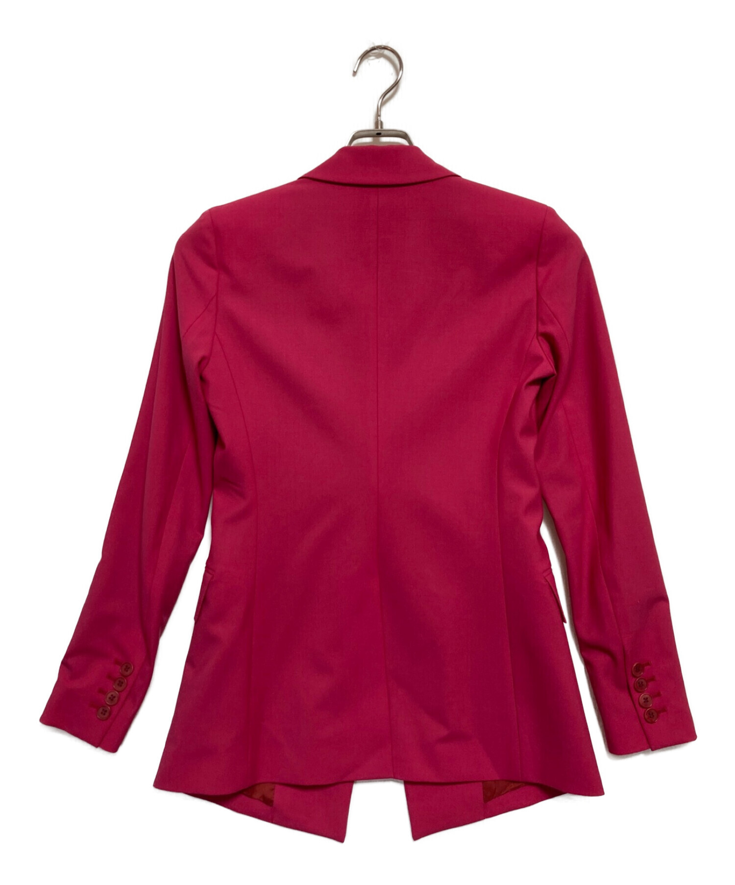 セオリー　ジャケット　traceable wool サイズ0 中古・古着通販】theory (セオリー) TRACEABLE.WOOLジャケット ピンク