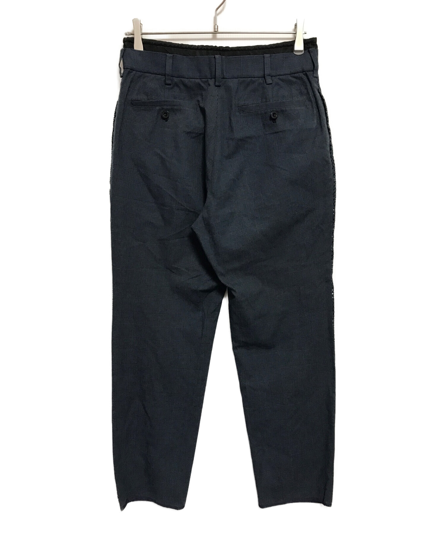 中古・古着通販】sacai (サカイ) Drawcode Waist Trouser ネイビー