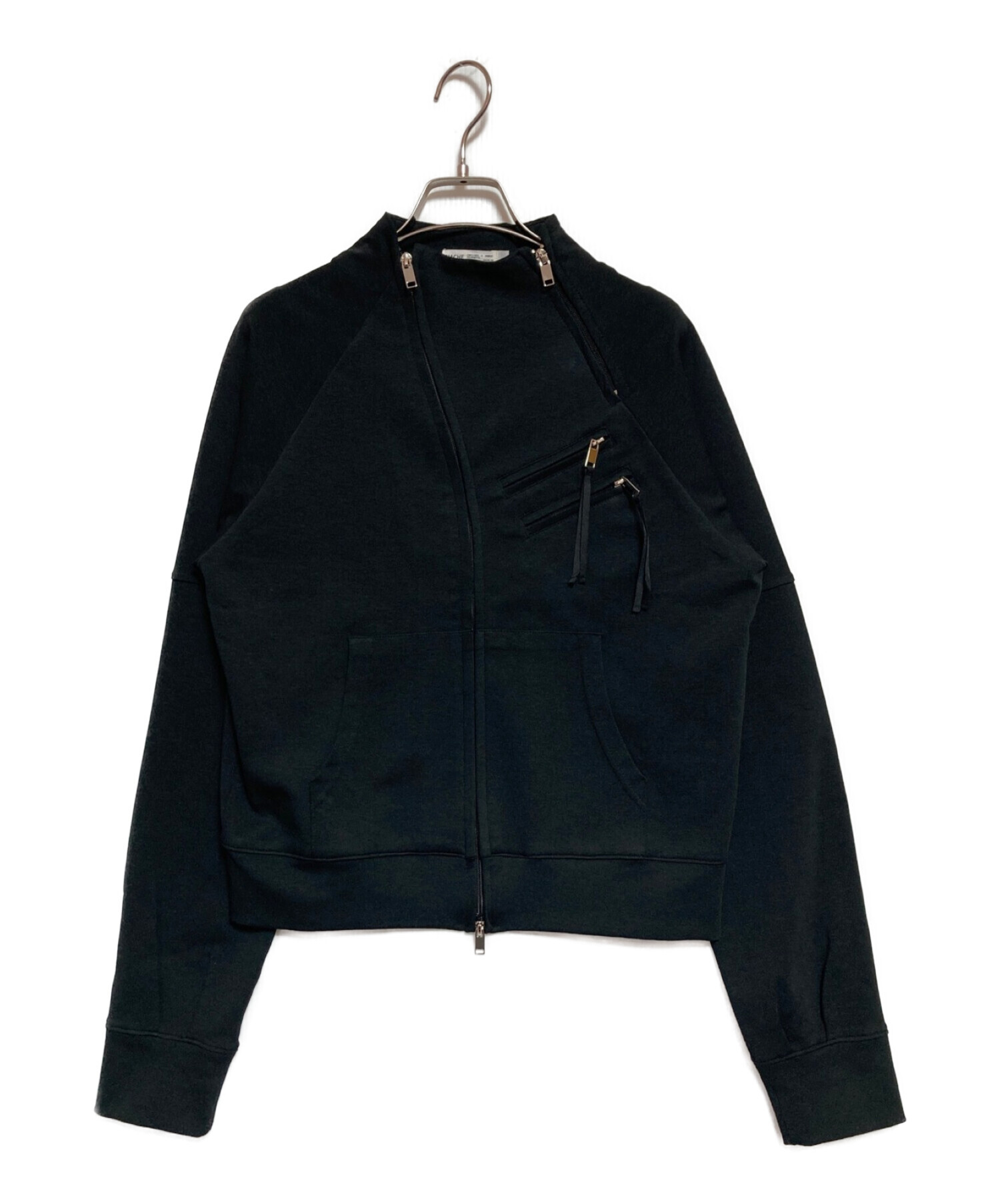 中古・古着通販】NACHE (ナチェ) ZIP DETAIL TRACK JERSEY ブラック 