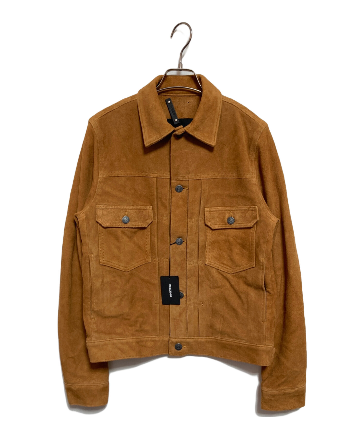 ジャケット・アウター MINEDENIM Deer Suede Trucker JKT 2 中古・古着通販】MINEDENIM (マインデニム) Deer Suede Trucker JKT