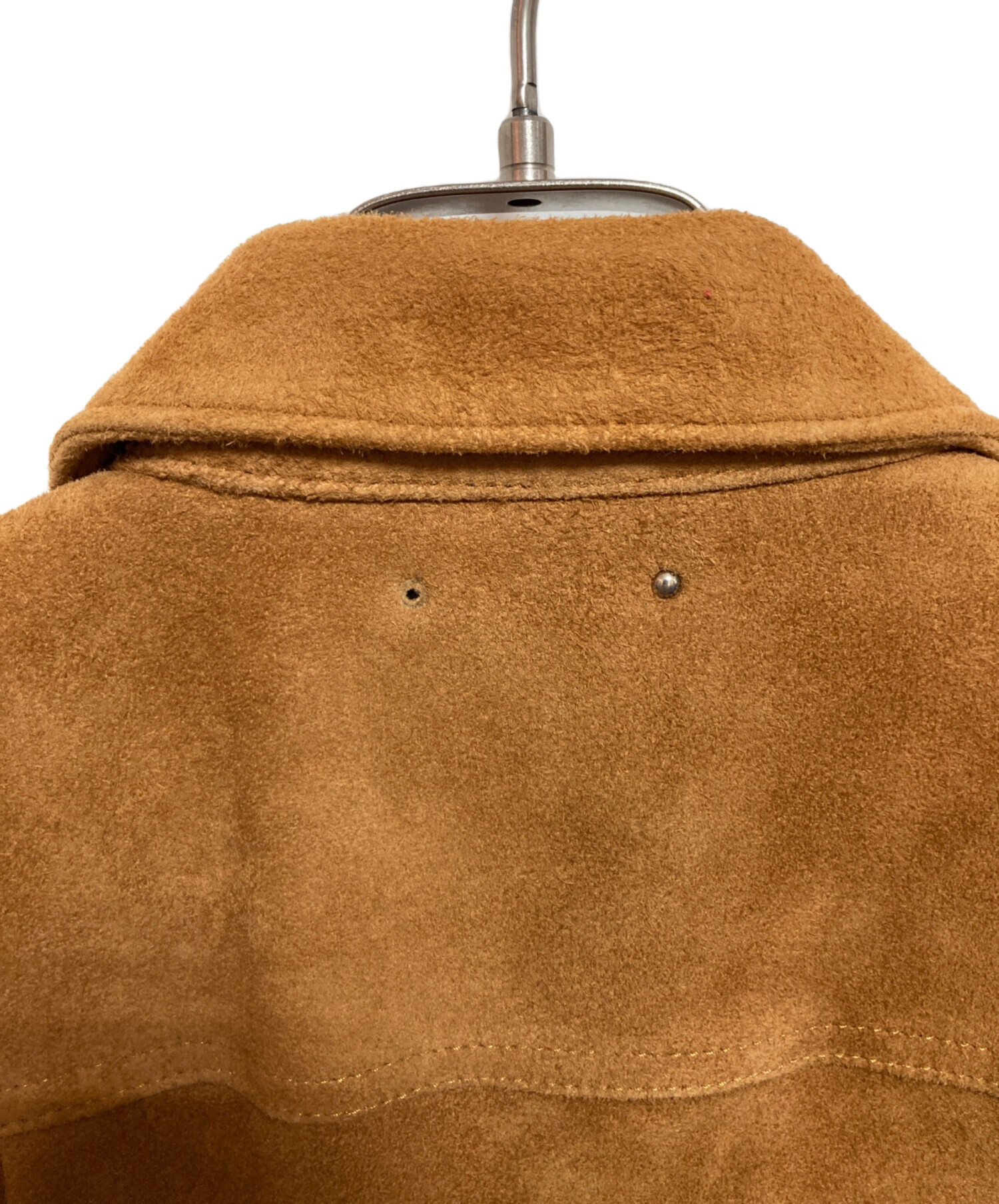 中古・古着通販】MINEDENIM (マインデニム) Deer Suede Trucker JKT