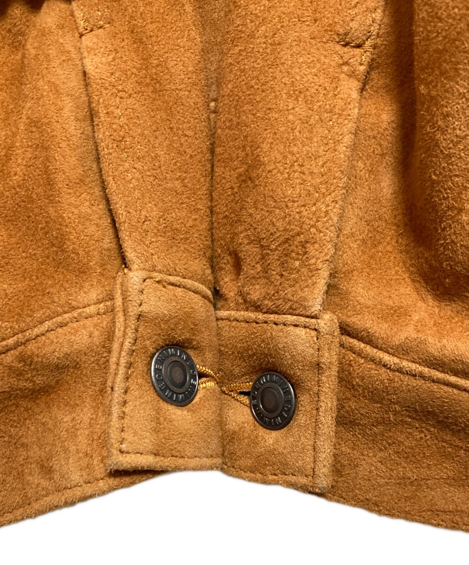 中古・古着通販】MINEDENIM (マインデニム) Deer Suede Trucker JKT