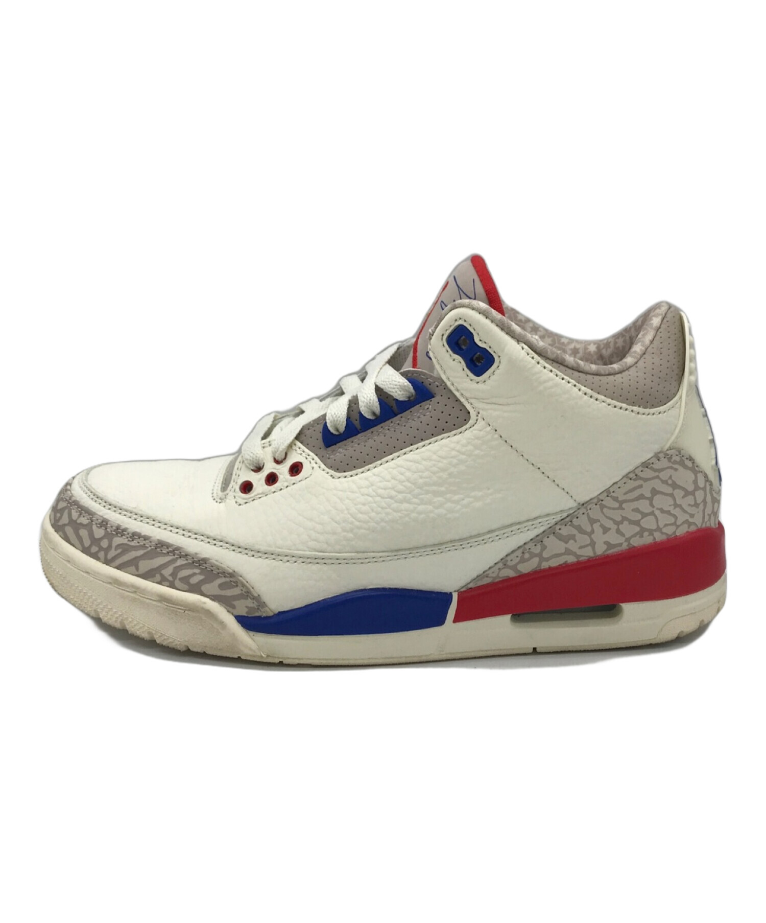 中古・古着通販】NIKE (ナイキ) AIR JORDAN 3 RETRO アイボリー サイズ