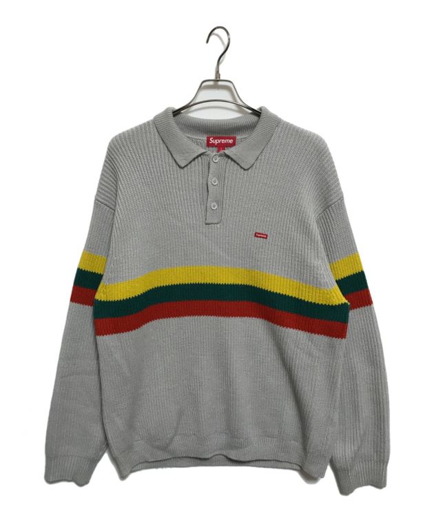 トップス Supreme Small Box Polo Sweater M Supreme Small Box Polo Sweater – Ballers Market