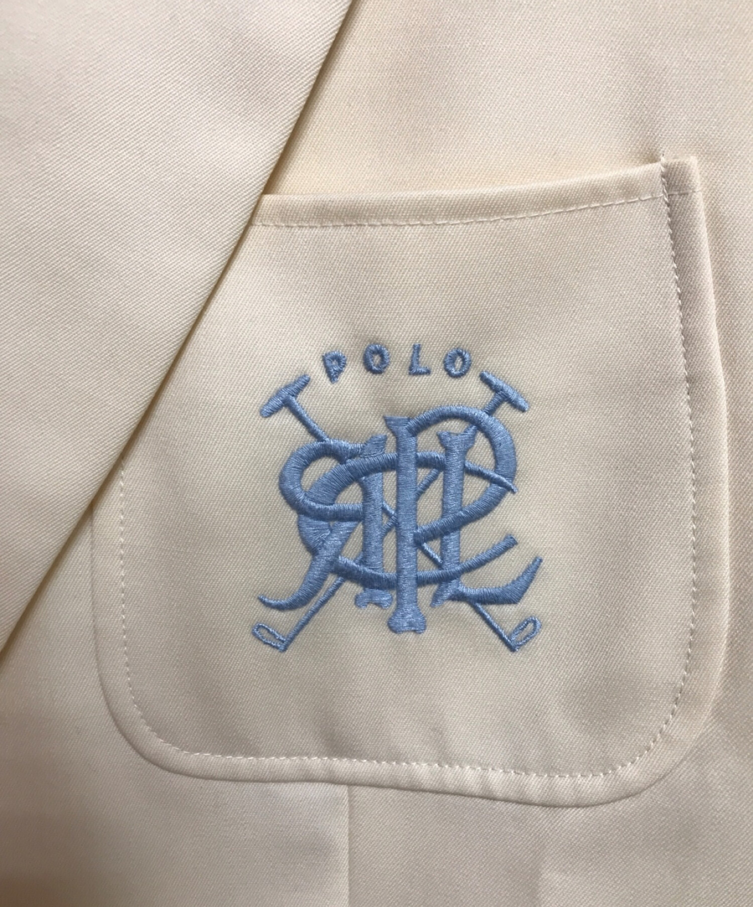 中古・古着通販】RALPH LAUREN (ラルフローレン) ブレザー アイボリー