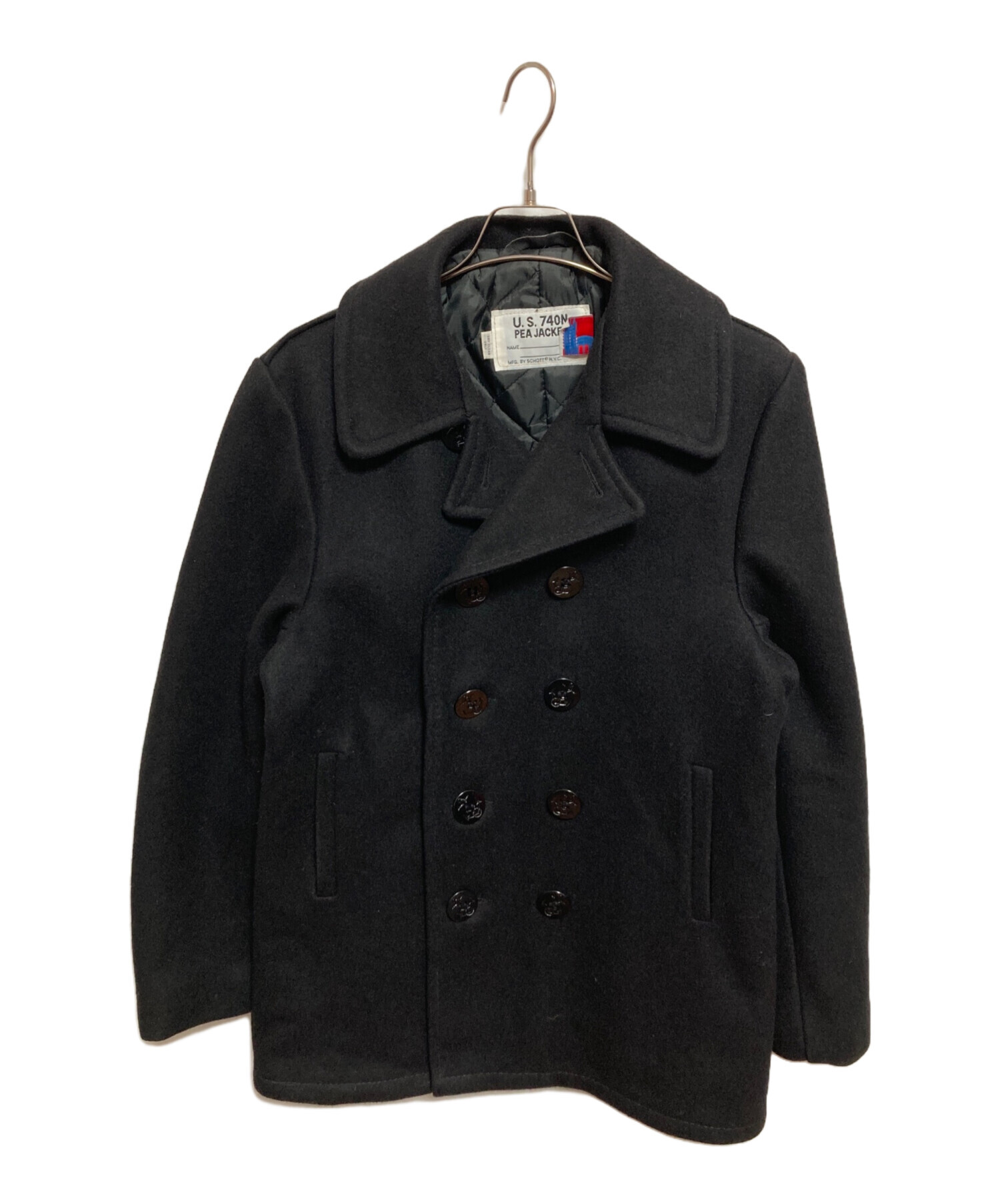 中古・古着通販】SHOOT (シュート) U.S. 740N PEA JACKET ブラック