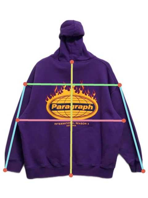 PARAGRAPHE パラグラフ パーカー メンズ 【古着】【中古】 中古・古着通販】Paragraph (パラグラフ) バックプリントプルオーバー