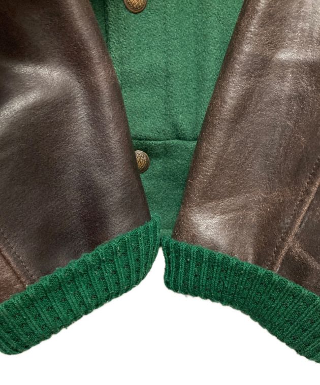 中古・古着通販】USED (ユーズド) スタジャン グリーン サイズ:XL