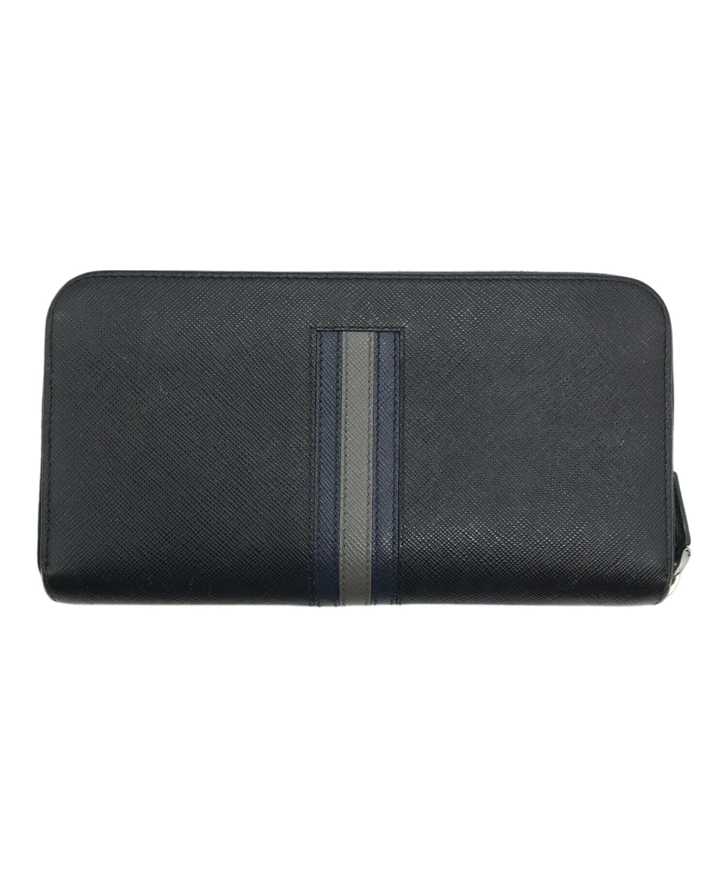 中古・古着通販】PRADA (プラダ) サフィアーノラウンドジップ