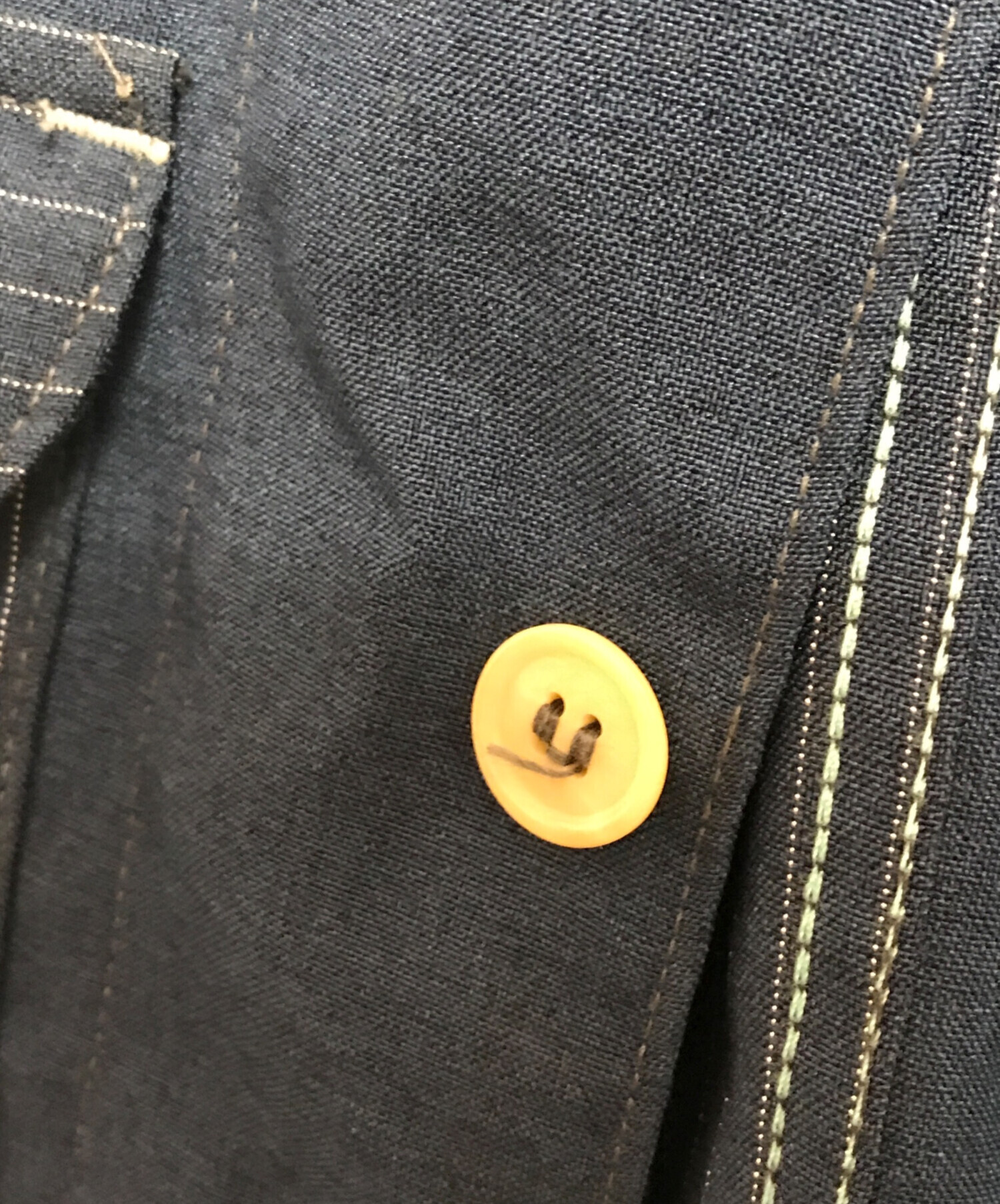 中古・古着通販】POST O'ALLS (ポストオーバーオールズ) 切替ベスト