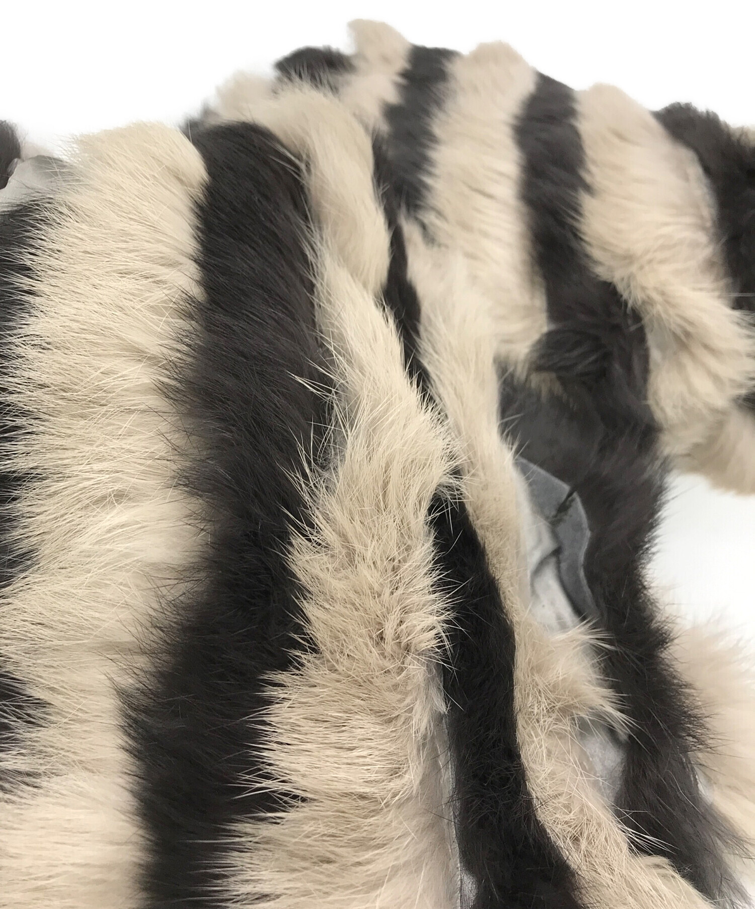 中古・古着通販】YVES SALOMON (イヴサロモン) ラビットファーマフラー