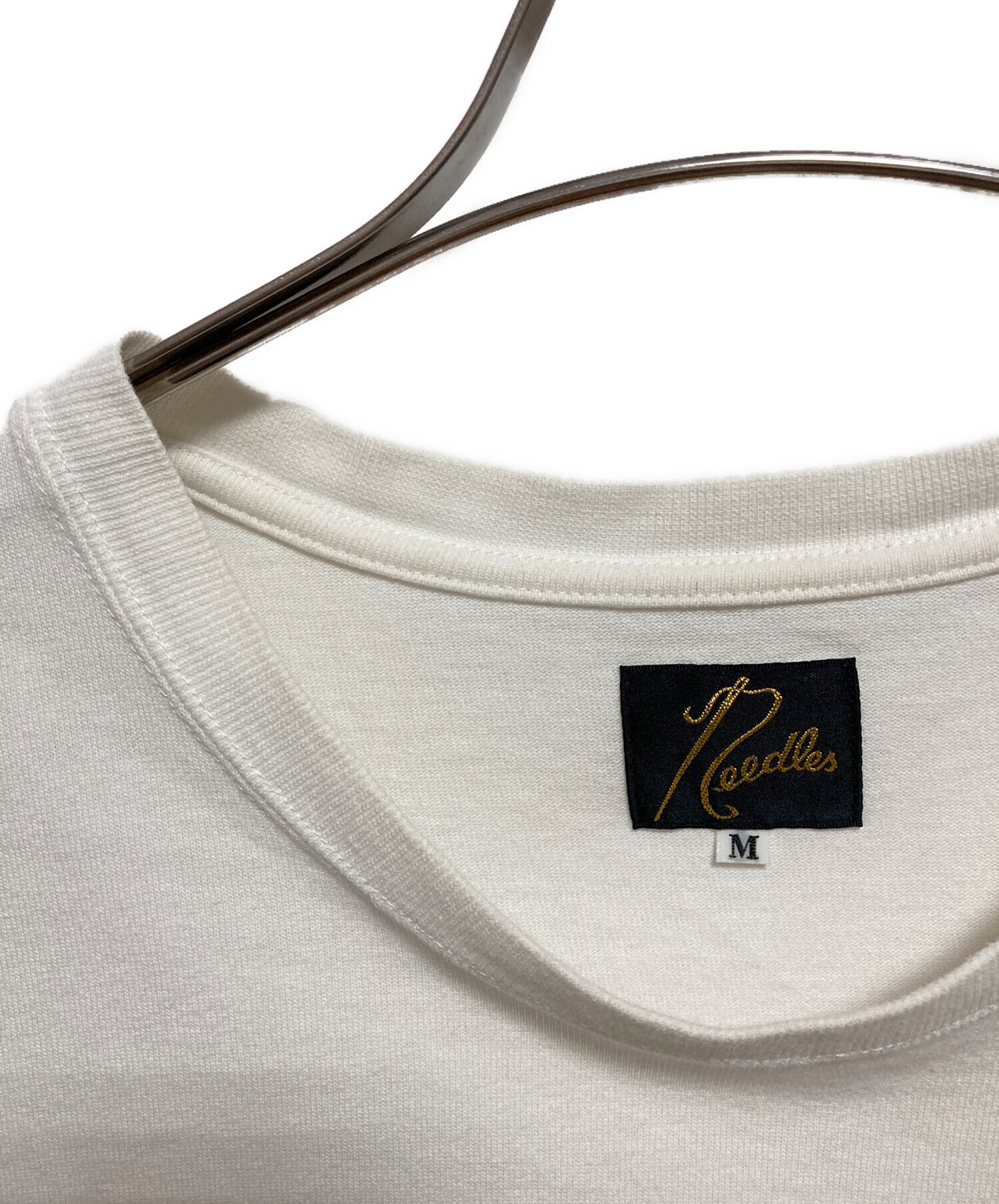 中古・古着通販】Needles (ニードルズ) ポケットTシャツ ホワイト 
