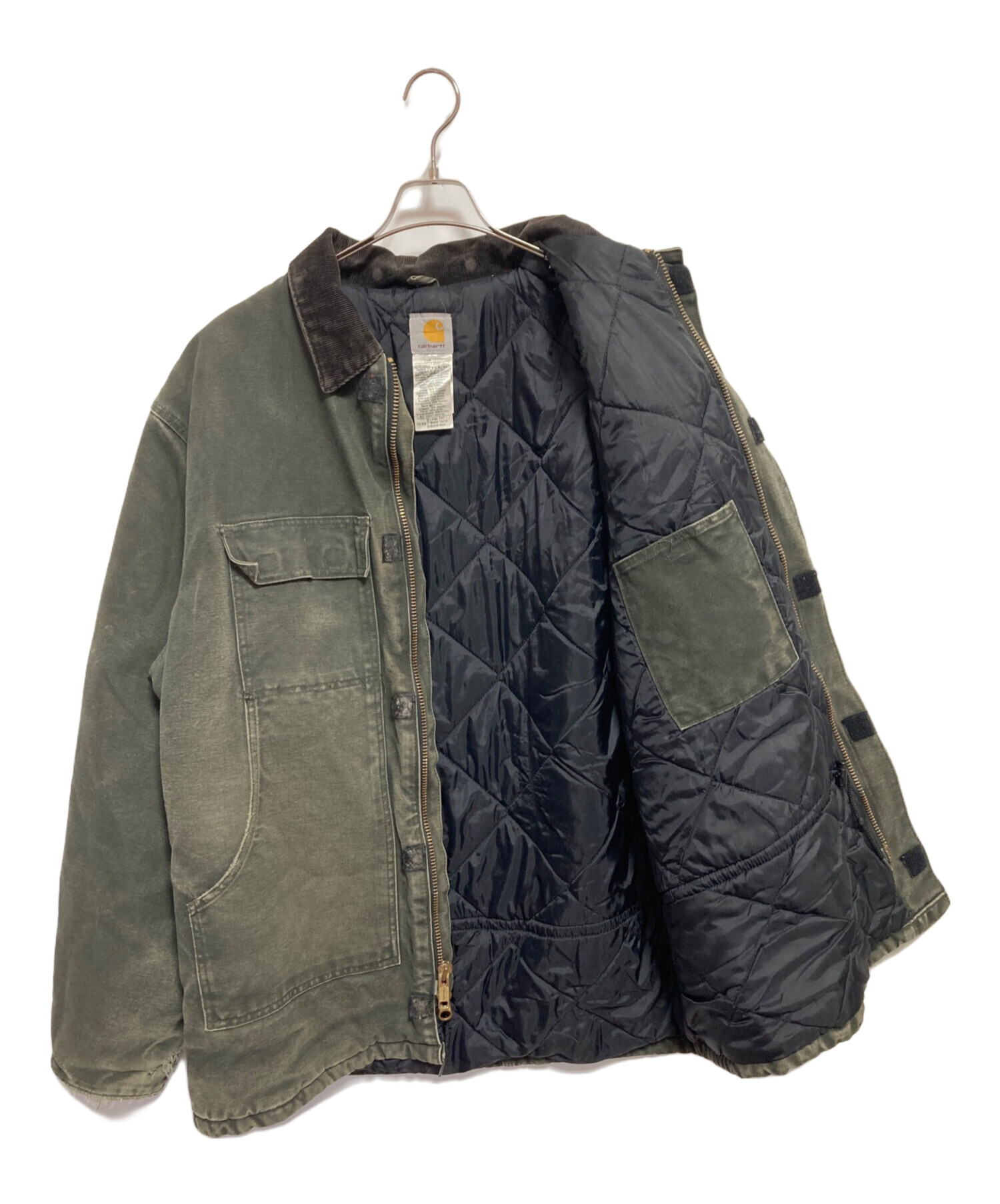 Carhartt カーハート トラディショナルコート ダック オリーブ L 中古・古着通販】CarHartt (カーハート) トラディショナルコート