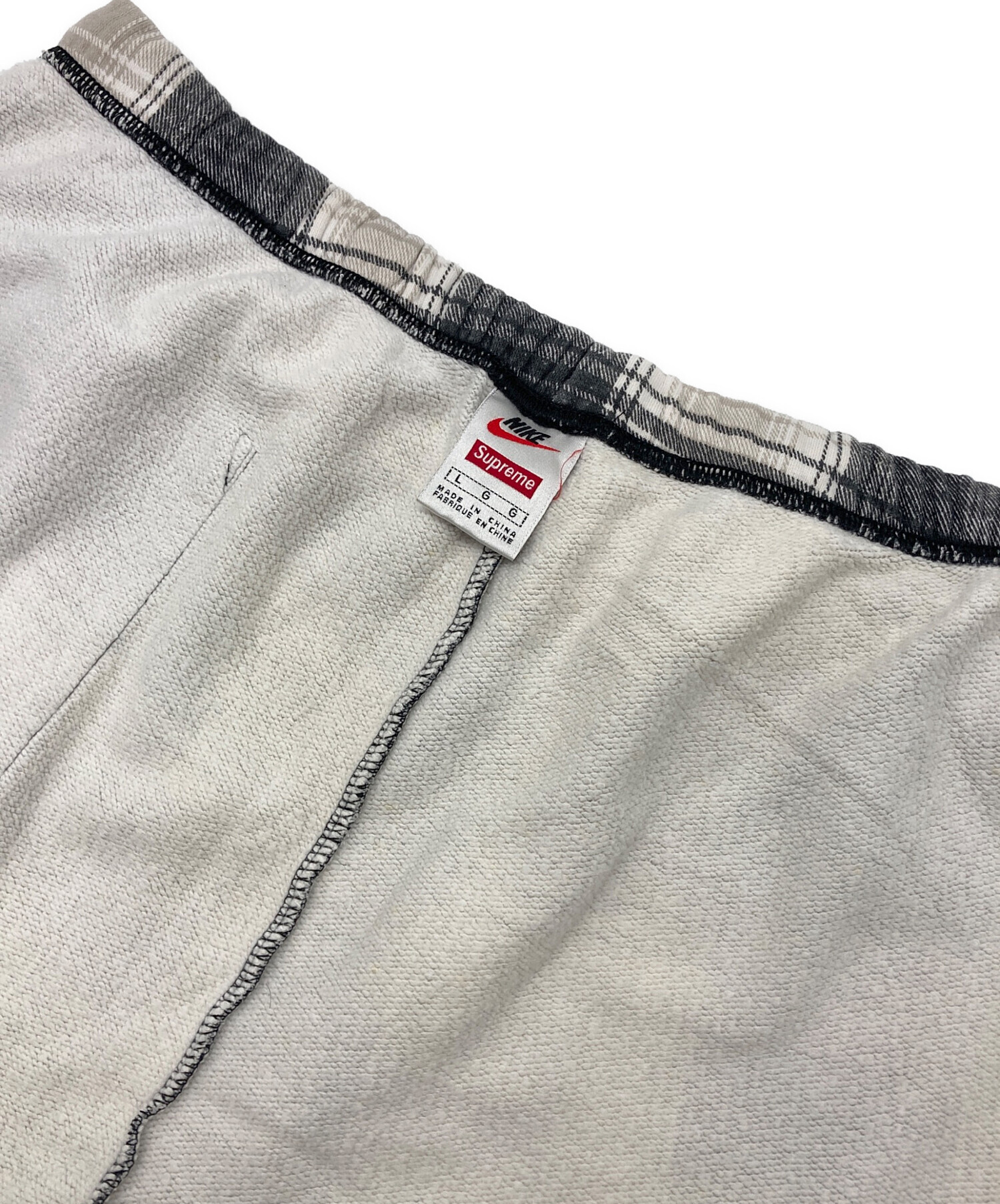 中古・古着通販】NIKE (ナイキ) Supreme (シュプリーム) Plaid Sweat
