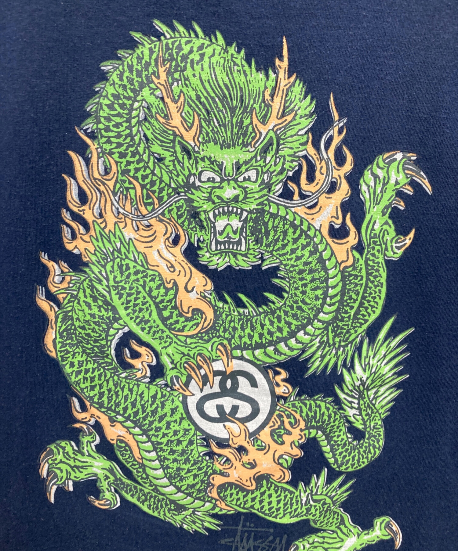 中古・古着通販】stussy (ステューシー) 90s ドラゴンプリントTシャツ