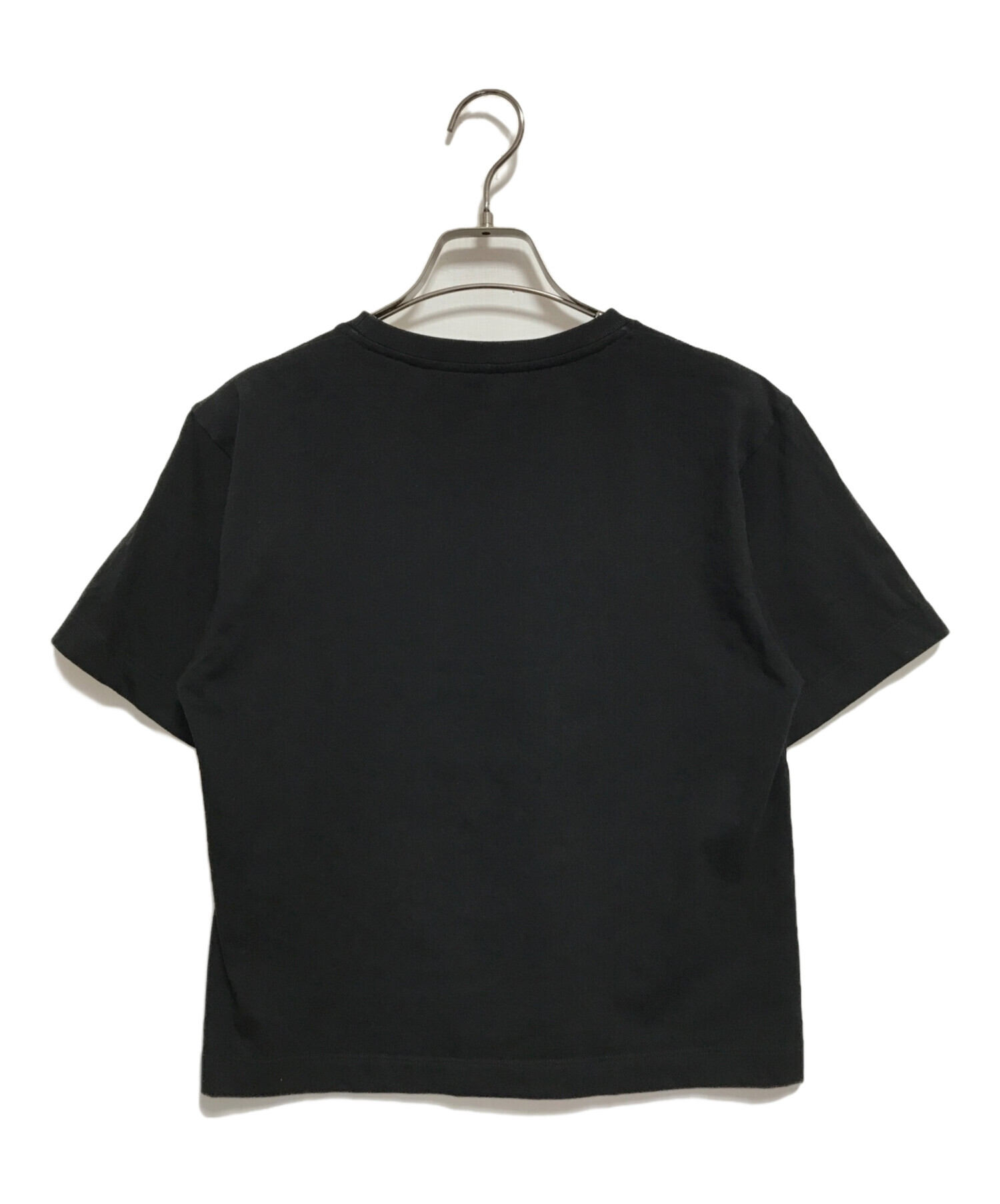 中古・古着通販】FENDI (フェンディ) 刺繍ロゴTシャツ ブラック サイズ 
