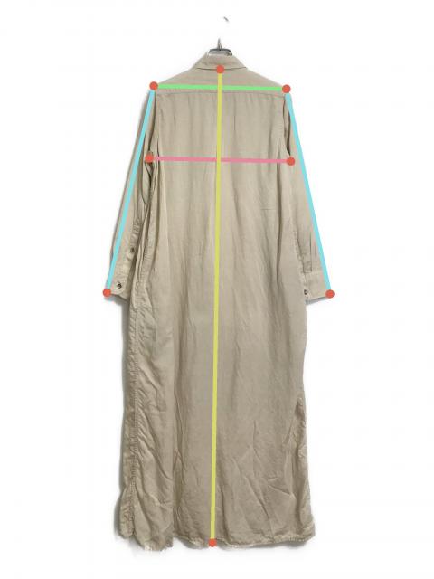 中古・古着通販】TICCA (ティッカ) リネン混ツイルロングシャツ