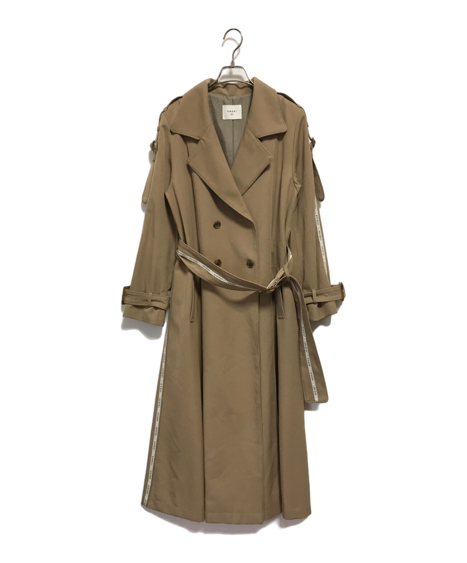Ameri vintage トレンチコート ベージュ/Sサイズ 中古・古着通販】AMERI (アメリ) トレンチコート ベージュ サイズ:M