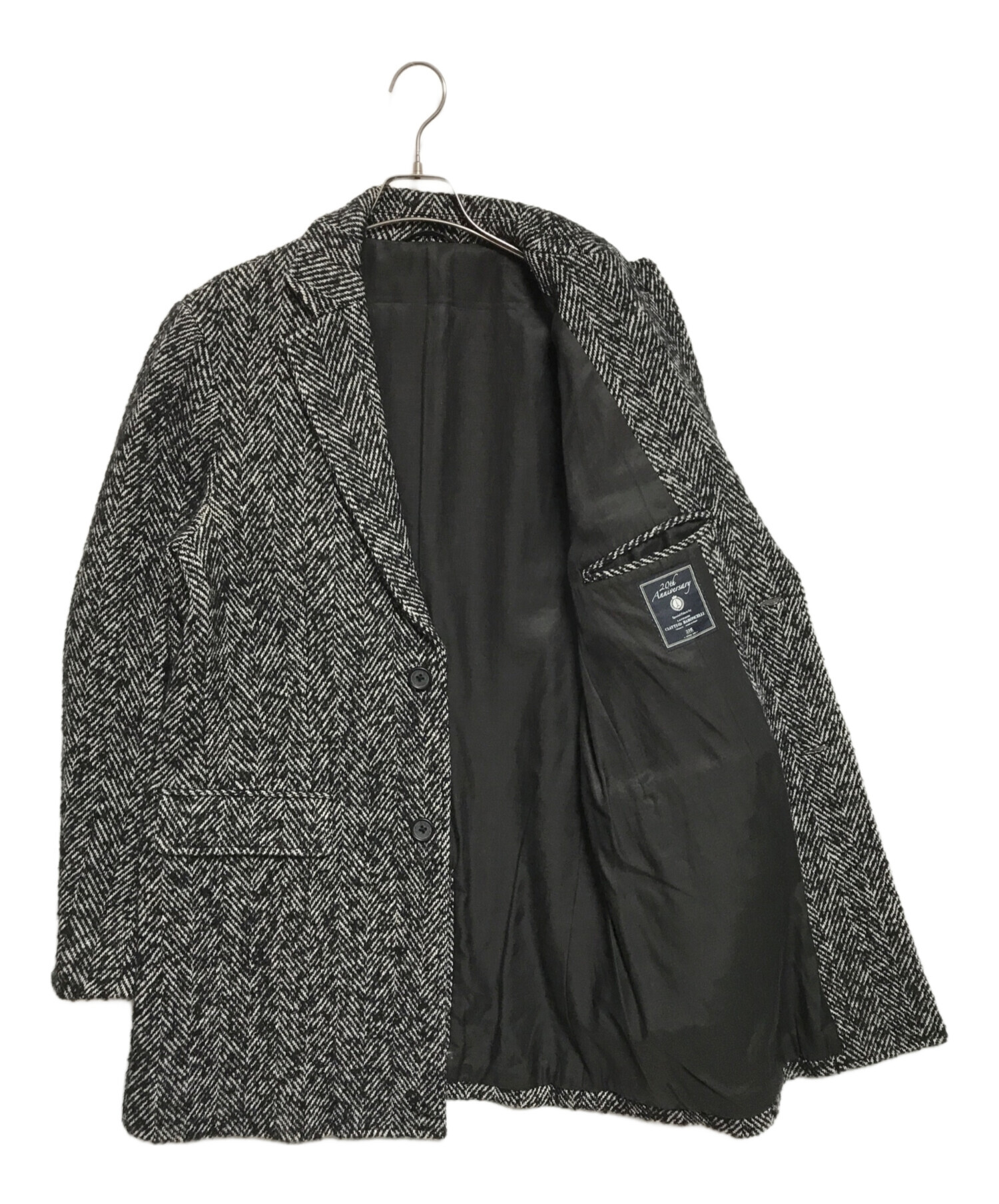 中古・古着通販】23区 HOMME (ニジュウサンクオム) ウール混コート 