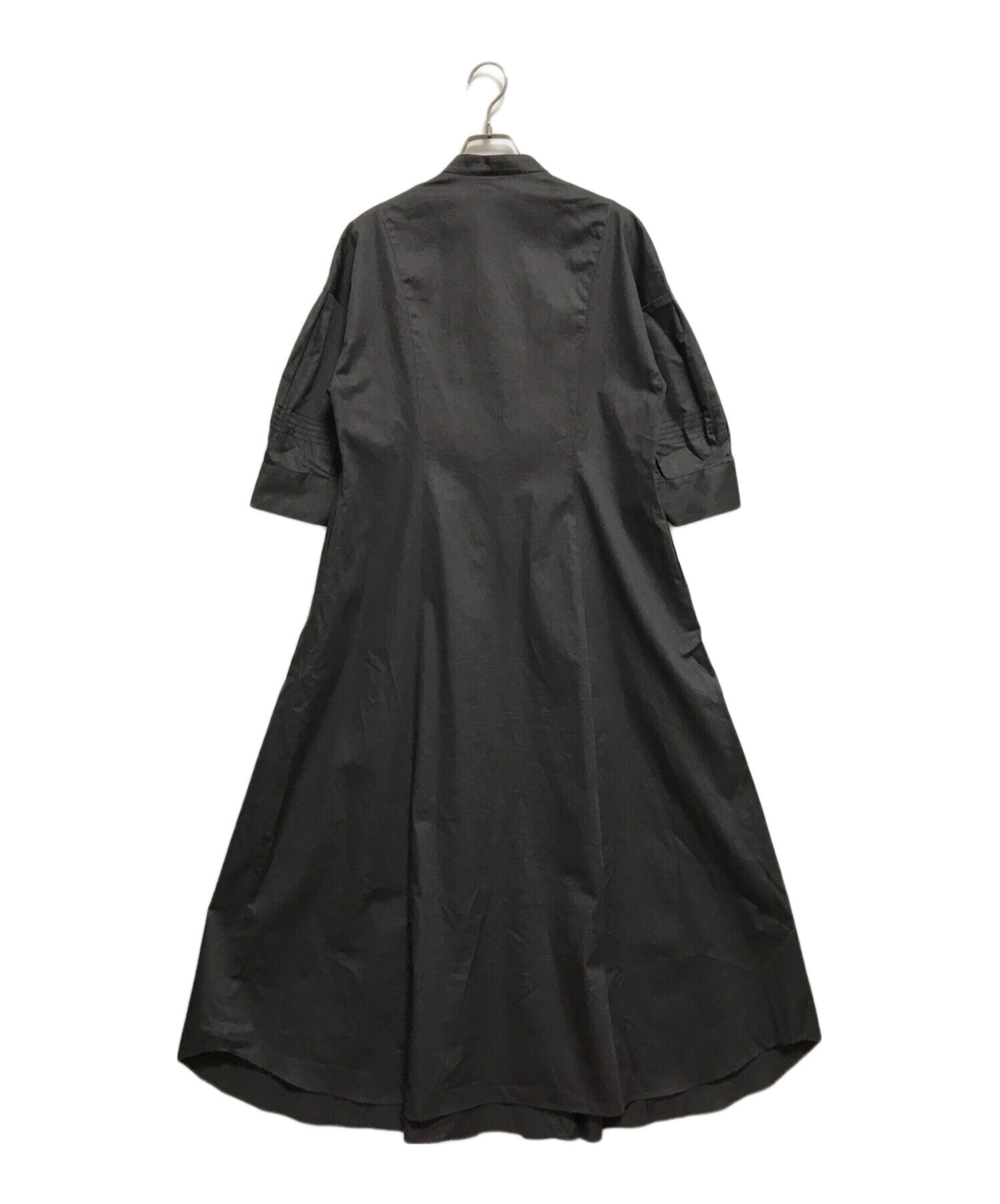 中古・古着通販】EBURE (エブール) メタルパーツシャツワンピース 