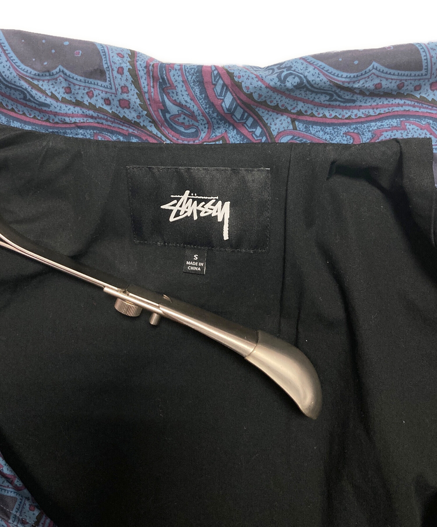 中古・古着通販】stussy (ステューシー) 総柄ジャケット ネイビー 