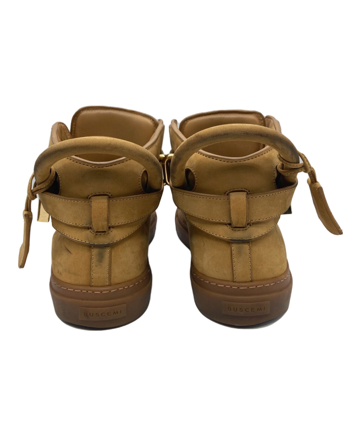 中古・古着通販】BUSCEMI (ブシェミ) ハイカットスニーカー ベージュ