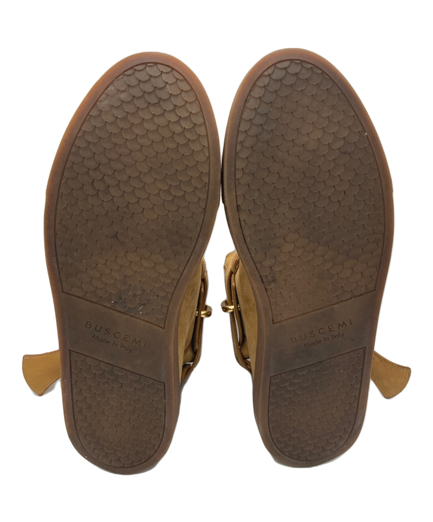 中古・古着通販】BUSCEMI (ブシェミ) ハイカットスニーカー ベージュ