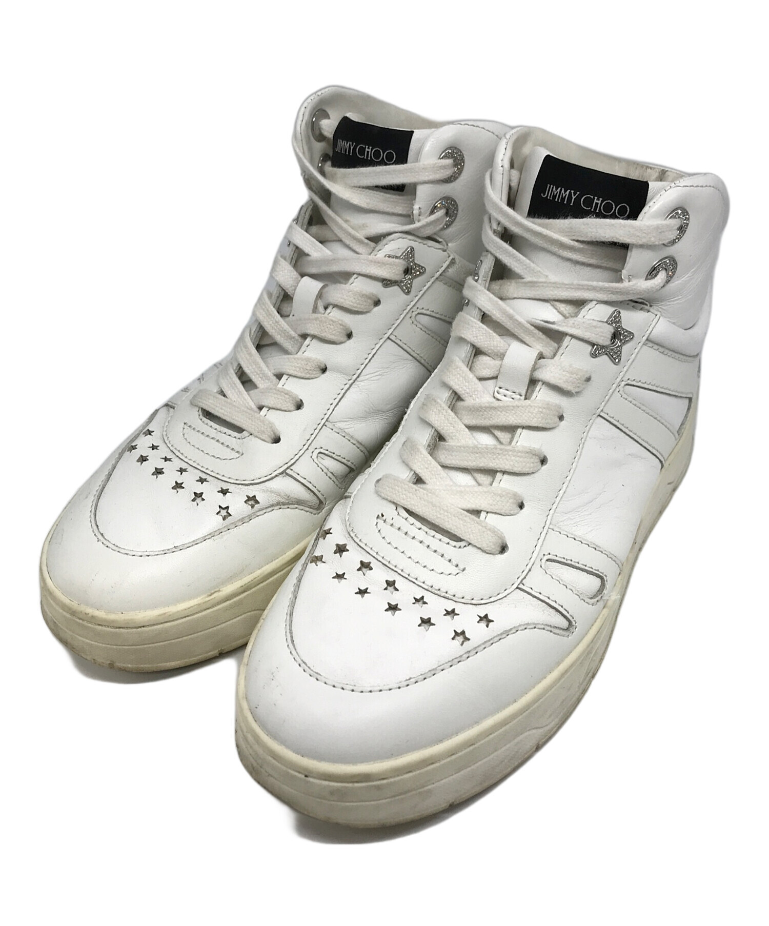 JIMMY CHOO靴ハイカット 中古・古着通販】JIMMY CHOO (ジミーチュウ) ハイカットスニーカー