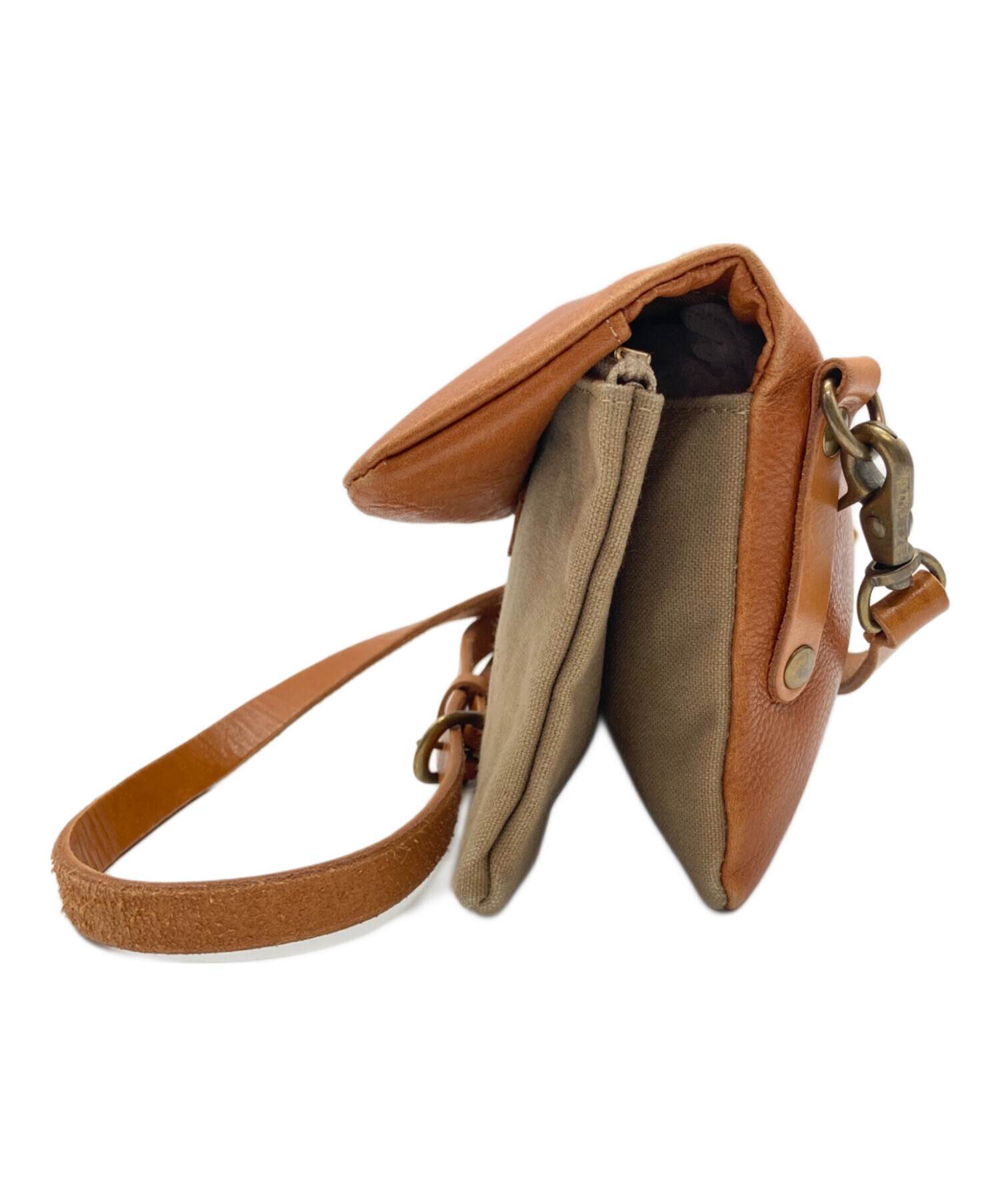 ◆CLEDRAN クレドラン ショルダーバッグ 中古品 中古・古着通販】CLEDRAN (クレドラン) ショルダーバッグ ブラウン